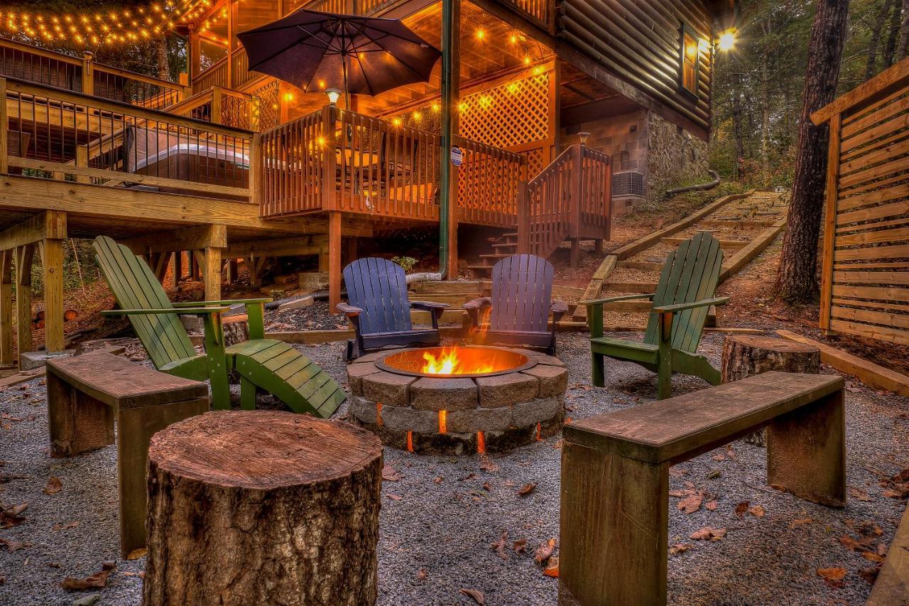 Golden Eagle Ga Cabin - Hot Tub, Firepit & Fast Wifi Blue Ridge Exteriör bild