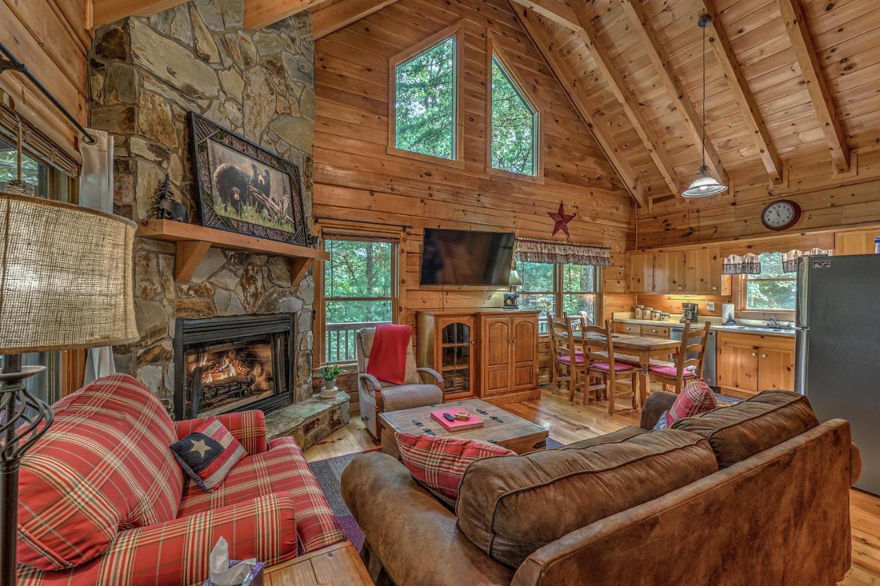 Golden Eagle Ga Cabin - Hot Tub, Firepit & Fast Wifi Blue Ridge Exteriör bild