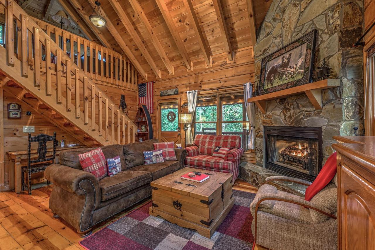 Golden Eagle Ga Cabin - Hot Tub, Firepit & Fast Wifi Blue Ridge Exteriör bild