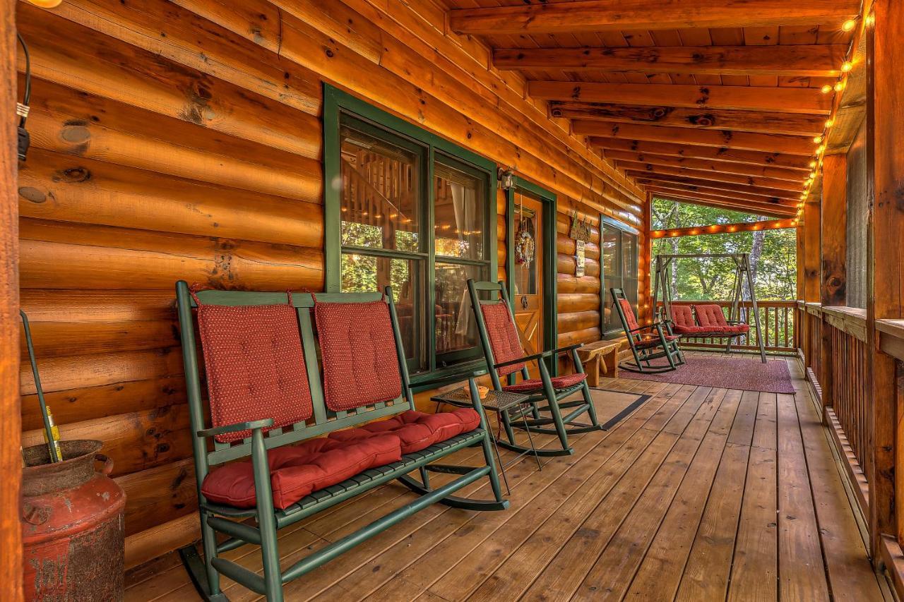 Golden Eagle Ga Cabin - Hot Tub, Firepit & Fast Wifi Blue Ridge Exteriör bild